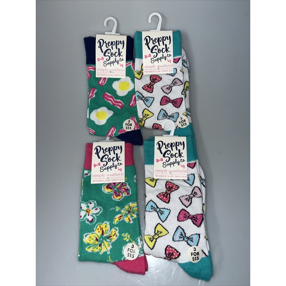 4โ Simply Southern socks preppy sock co